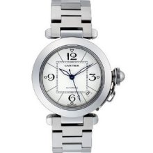 Cartier Pasha C 35mm Ladies Steel Watch W31074M7