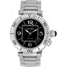 Cartier Pasha Seatimer Men's Stainless Steel 41mm Watch W31077M7