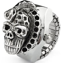 Case Ghost Head Metal Ring Watch