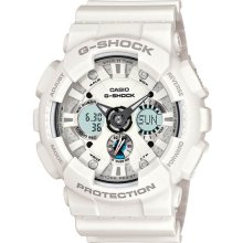 Casio 51mm White G-Shock Analog Digital Anti-Magnetic Wristwatch