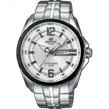 Casio Edifice Day Date White Ef-131d-7a Ef-131d Watch