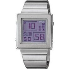 Casio Futurist Ladies Digital Watch La2000d-7 Stainless Steel Original