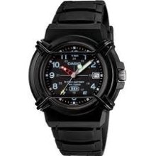 Casio Hda-600b-1bv Black Resin Strap Kids Or Mens Watch