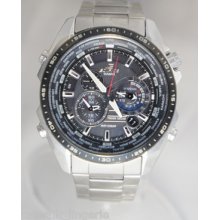 Casio Men's Eqs500db-1a1 Edifice Stainless Steel Multi-function Chrono Watch