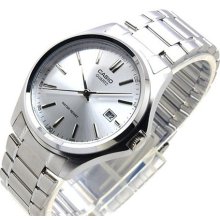 Casio Steel For Men W/ Calendar Model # Mtp 1183 Brand New Watches