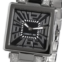 Cerruti Ladies C Impero Donna Swiss Swarovski Stainless Steel Watch N