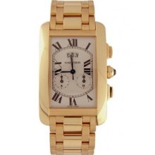 Certified Pre-Owned Cartier Tank Americaine Chrono Watch W26058K2