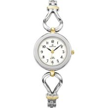 Certus Paris Women's Two-tone Stainless Steel Silver Dial Watch ...