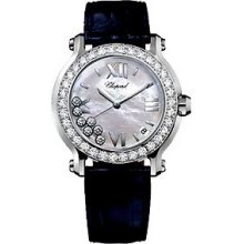 Chopard Happy Sport Round 36mm Steel Watch 278478-2004