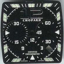 Chopard - Square Chronographe Black Dial - Mint Old Stock