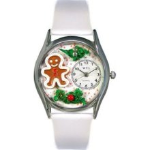 Christmas Gingerbread Watch Classic Silver