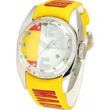 Chronotech Children's White Dial Leather Date Quartz Watch ...