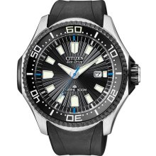 Citizen BN0085-01E Men's Eco-Drive Promaster Diver Rubber Strap Watch