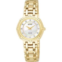 Citizen Eco-drive Ew9152-50d J-class Diamond Gold-tone Womenâ€™s Watch