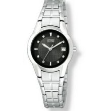 Citizen Eco Drive Ladies` Stainless Steel Water Resistant Watch