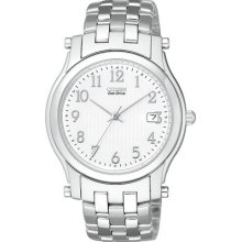 Citizen Eco-drive Silver-tone Silver Dial Men's Dress Watch Bm6220-52a