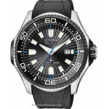 Citizen Mens Eco-Drive Promaster Diver Black Dial Black BN0085-01E