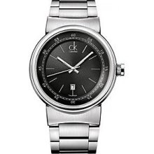 Ck Man Watch Steel Case And Bracelet Grey