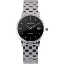 Claude Bernard Men's 80085 3 NIN Classic Automatic Black Dial Sta ...