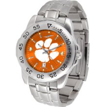 Clemson Tigers Sport Steel Band Ano-Chrome Men's Watch