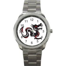 Colored Tattoo Sport Metal Watch 24