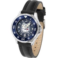 Connecticut Huskies UCONN Womens Leather Anochrome Watch