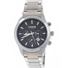 CURREN 8085 Round Case Chronograph Wrist Watch Date Male