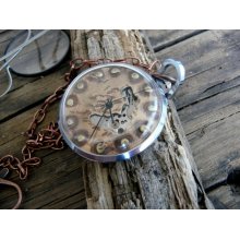 Custom steampunk pocket watch