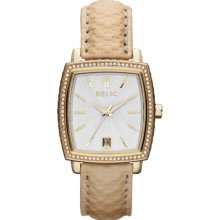 Cynthia Nude Texture Leather Watch