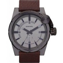 Diesel DZ4238 Leather Quartz Gunmetal Brown men's Watch