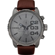 DIESEL 'Franchise' Large Chronograph Watch, 51mm Brown