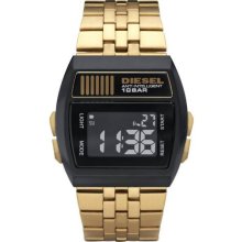 Diesel Gold-Tone Digital Mens Watch DZ7195