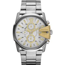 Diesel Men's DZ4265 Silver Stainless-Steel Quartz Watch with Silv ...