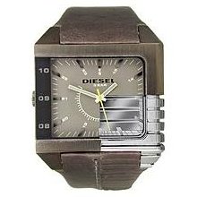 Diesel Men's Gunmetal And Mirrored Analogue Watch Dz1376