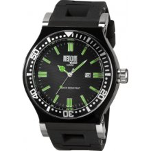 Dilligaf Dn01-14 Mens Neon Black Watch Â£59