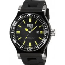 Dilligaf Dn01-15 Mens Neon Black Dial Watch Rrp Â£59