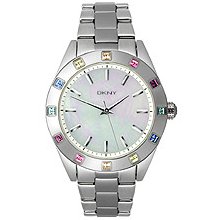 DKNY Glitz Mother-of-Pearl Dial Women's Watch #NY8739