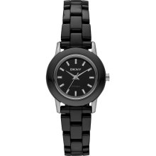 DKNY NY8296 Black Dial Black Ceramic Bracelet Women's Watch