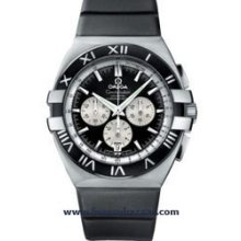 Double Eagle Automatic Chronograph (SS / Black / Rubber)