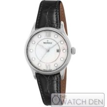 Dreyfuss & Co - Ladies 1890 Black Leather Strap Watch - Dls00040/07