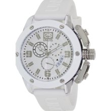 Ecko Unlimited Tran White Chronograph Watch - White