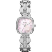 ES3016 Fossil Ladies Dress Silver Tone Watch