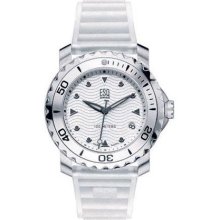 ESQ 07101193 Submersible Silver Dial Rubber Clear Strap ...