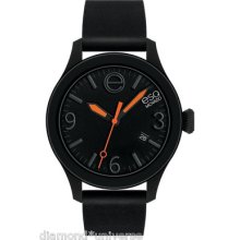 Esq Movado Watch, Unisex Swiss Esq One Black Silicone Strap 43mm 07301436