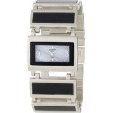 Essential by A.B.S Women's 40062 Enamel and Metal Links Watch ...