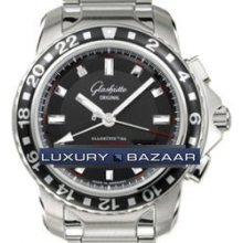 Evolution GMT (SS / Black / Stainless Steel Bracelet)