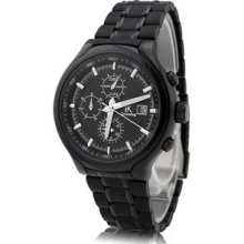 F03628 Fashion Automatic Mechanical Stainless Men's Wrist Watch Data Six-pin