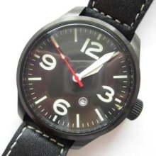 Factory Sample Big Round Black N.o.s. Watch