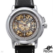 Fechi Fechi Automatic Automatic Movement Men's Watch Silver/black