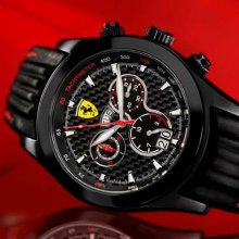 Ferrari Paddock Chronograph Watch Carbon Version